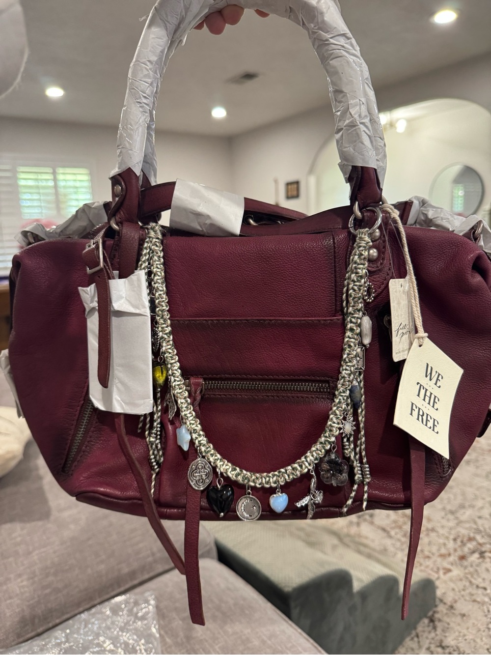 🔥 NWT SOLD OUT We The Free Baby Emerson Tote in Red Rock